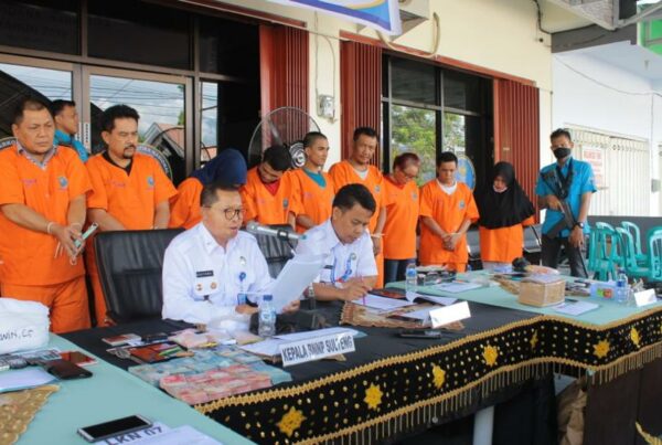 Press Release dan Pemusnahan Barang Bukti Tindak Pidana Narkotika