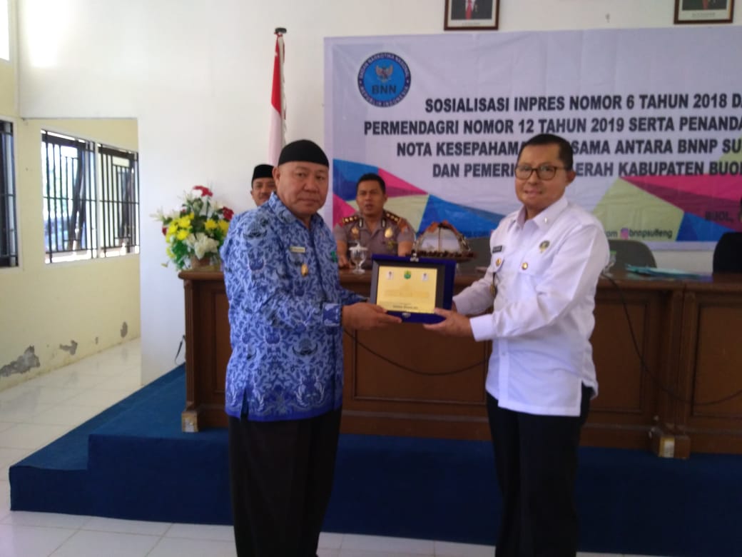 BNNP SULTENG - PERKUAT SINERGITAS DENGAN PEMDA BUOL