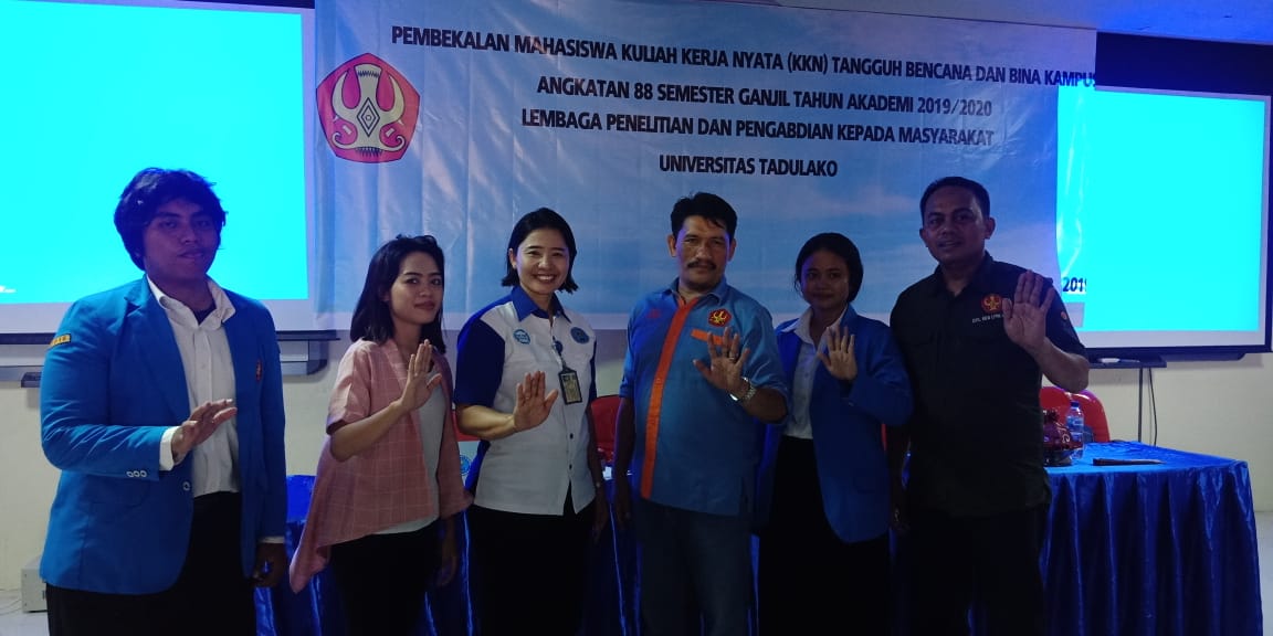 Sosialisasi Bahaya Penyalahgunaan Narkoba pada pembekalan mahasiswa KKN UNTAD Sosialisasi Bahaya Penyalahgunaan Narkoba pada pembekalan mahasiswa KKN UNTAD
