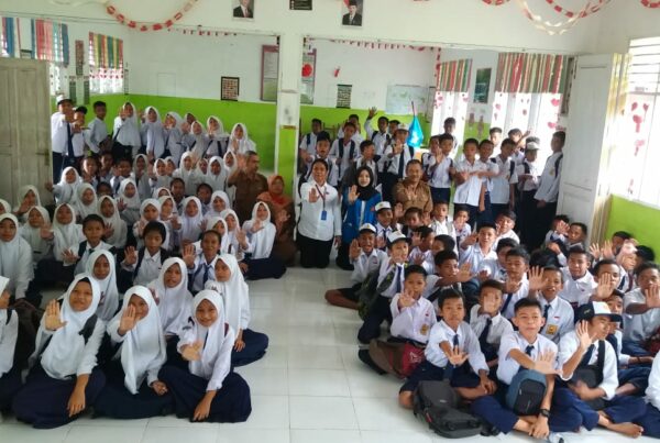 BNNP Sulteng Kampanye P4GN melalui tatap muka kepada pelajar SMP Negeri 15 Sigi