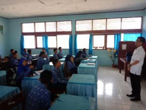 BNNP Sulteng Laksanakan Diseminasi informasi di SMP Negeri 5 Sigi