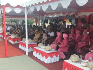 KEPALA BNNP SULTENG HADIRI UPACARA PENUTUPAN, PELANTIKAN DAN PENGAMBILAN SUMPAH PENDIDIKAN PEMBENTUKAN BINTARA POLRI