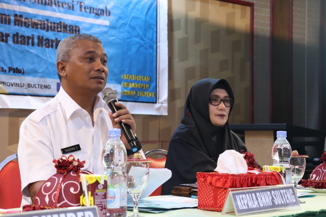 BIDANG P2M BNNP SULTENG SOSIALISASI P4GN DALAM BENTUK KEGIATAN TALKSHOW PADA ORGANISASI PEREMPUAN PROVINSI SULTENG