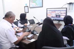 KEPALA BNNP SULTENG MENGIKUTI VIDEO CONFRENCE BNN PROVINSI ZONA 1 INDONESIA TENGAH