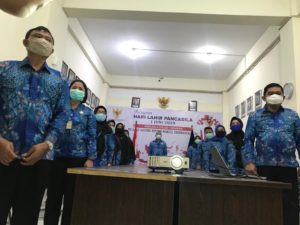 BNNP SULTENG MEMPERINGATI HARI LAHIR PANCASILA SECARA ONLINE