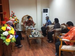 KEPALA BNNP SULTENG MENGAJAK PEMPROV DUKUNG PROGRAM P4GN DI WILAYAH SULTENG