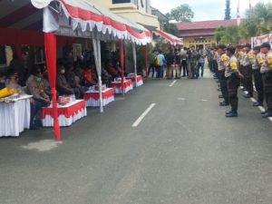 KEPALA BNNP SULTENG HADIRI KEGIATAN BAKTI SOSIAL DALAM RANGKA HUT BHAYANGKARA KE 74