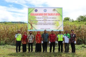 PENGHIJAUAN BANDARA TANJUNG API AMPANA DALAM RANGKAIAN KUNKER KEPALA BNNP SULTENG