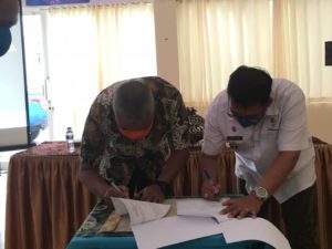 BNNP SULTENG - DINSOS SULTENG TEKEN MOU P4GN