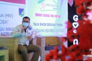 KA BNNP SULTENG SOSIALISASI BAHAYA NARKOBA KEPADA DUTA GENRE DAN KOKO CICI SULTENG
