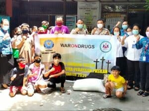 BNNP SULTENG DAN JAJARAN GELAR AKSI BERBAGI DALAM RANGKA PERAYAAN PASKAH