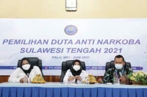 SEMARAKAN PERINGATAN HANI 2021, BNNP SULTENG GELAR PEMILIHAN DUTA ANTI NARKOBA