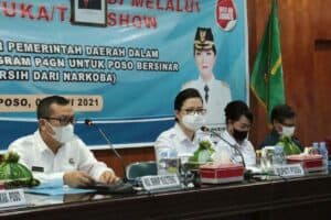 KUNJUNGAN KERJA KEPALA BNNP SULTENG DI KABUPATEN POSO