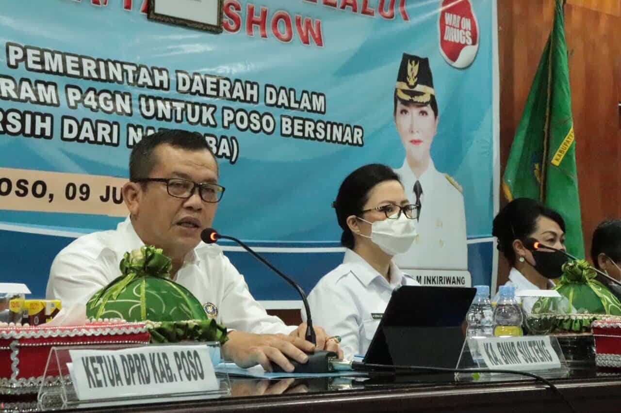 KUNJUNGAN KERJA KEPALA BNNP SULTENG DI KABUPATEN POSO