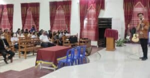BNNP SULTENG SOSIALISASI KIE P4GN DI KECAMATAN KULAWI KABUPATEN SIGI