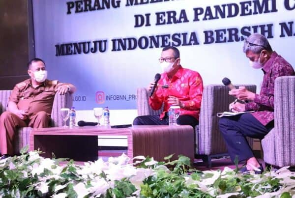 BNNP SULTENG MEMPERINGATI HARI ANTI NARKOTIKA INTERNASIONAL TAHUN 2021