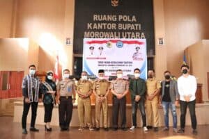 PENANDATANGANAN MOU DAN SOSIALISASI P4GN DI LINGKUNGAN PEMDA KABUPATEN MOROWALI UTARA