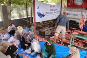 BNNP SULTENG MELAKSANAKAN PEMOTONGAN HEWAN QURBAN