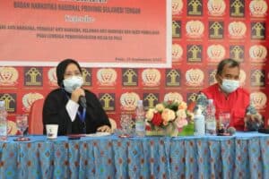 PEMBEKALAN KEPADA RELAWAN DAN PENGGIAT ANTI NARKOBA SERTA SATGAS DAN AGEN PEMULIHAN DI LAPAS KELAS IIA PALU