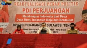 KEPALA BNNP SULTENG GELORAKAN WAR ON DRUGS DALAM KEGIATAN TEMU TIGA PILAR PARTAI PDI PERJUANGAN SE-SULTENG