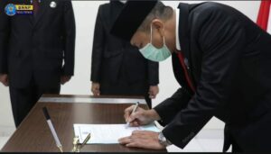 PELANTIKAN DAN PENGAMBILAN SUMPAH PEJABAT PENGAWAS LINGKUP BNNP SULTENG
