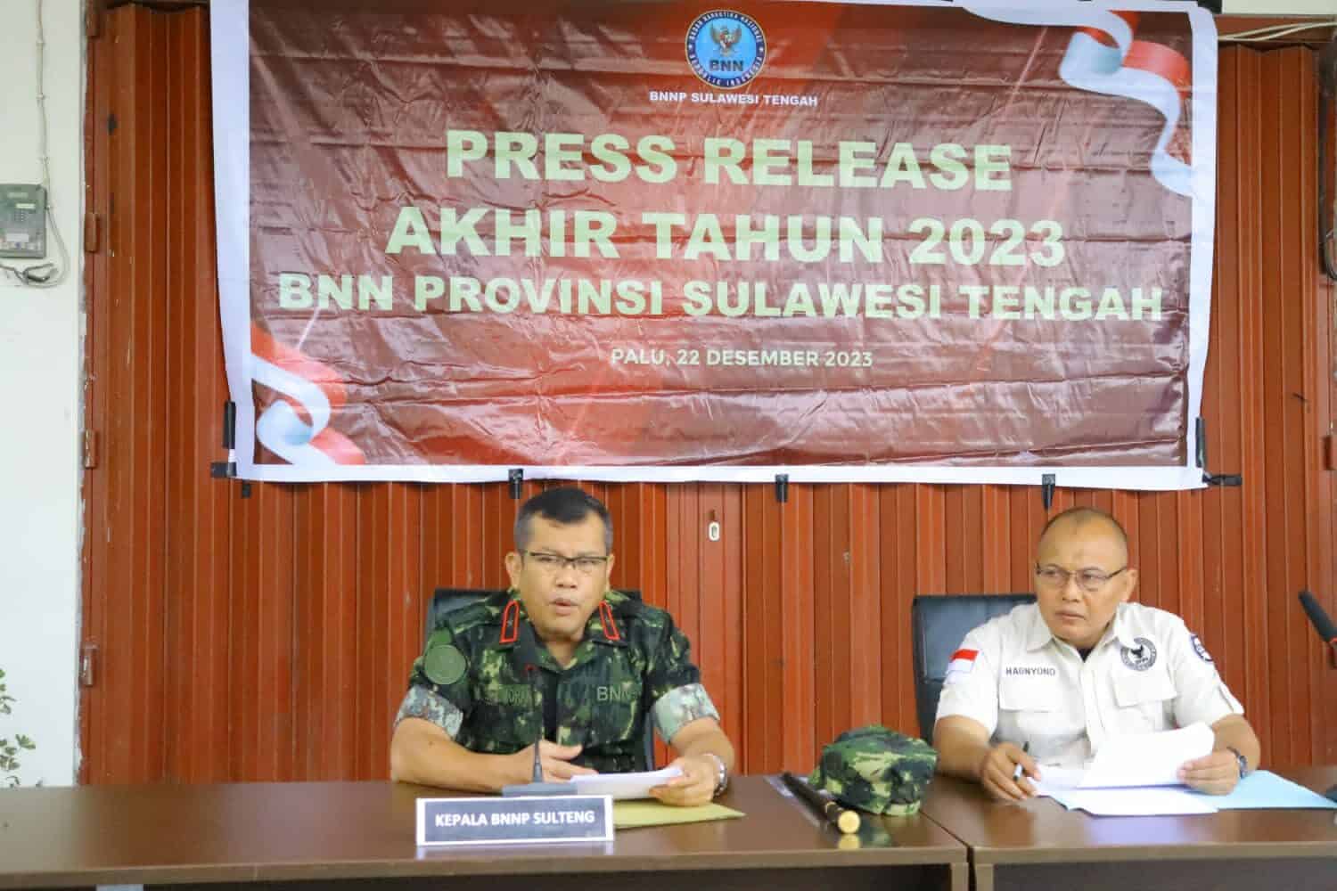 Press Release: BNNP Sulteng Membagikan Capaian Kegiatan dan Kinerja Tahun 2023 Press Release: BNNP Sulteng Membagikan Capaian Kegiatan dan Kinerja Tahun 2023 dalam P4GN